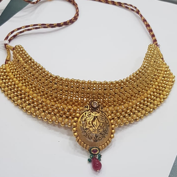Chokar With Antique Pendal by 
