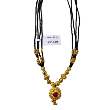 Black Beads Traditional Mangalsutra by 